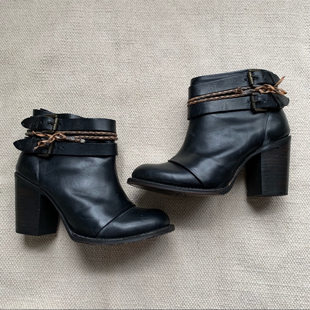 Freebird by Steven | FB-LION | Black Leather Boots